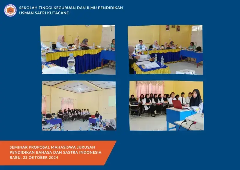 Seminar proposal mahasiswa jurusan Pendidikan Bahasa dan Sastra Indonesia Rabu